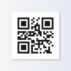 QR Code Tag Illustration