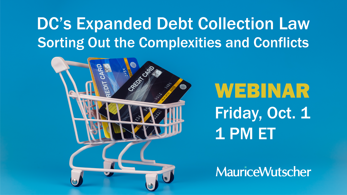 DC debt collection law webinar